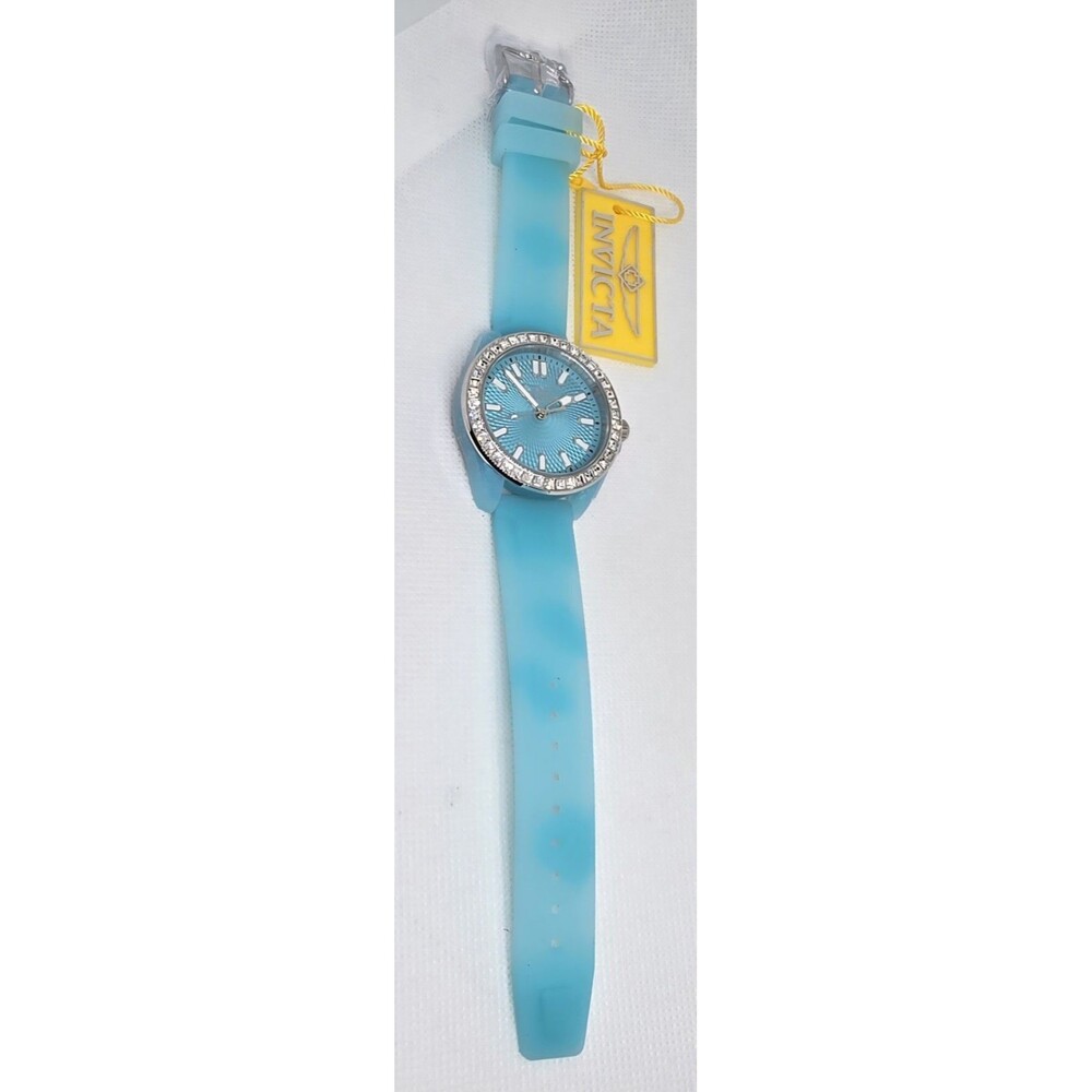 Invicta Celestial Women's Watch 37mm Blue Glitter Case Textured Dial (50203) - Picture 4 of 8